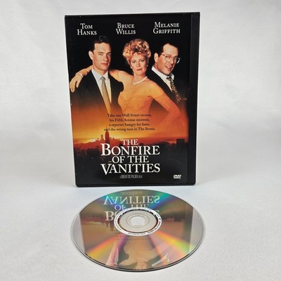 The Bonfire of the Vanities (DVD, 1990) Tom Hanks Bruce Willis Melanie Griffith