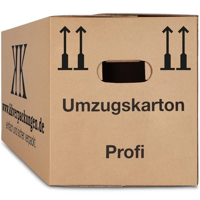 KK VERPACKUNGEN © UMZUGSKARTONS UMZUG KARTON 2-WELLIG! DOPPELTER BODEN TOP MENGE WÄHLBAR