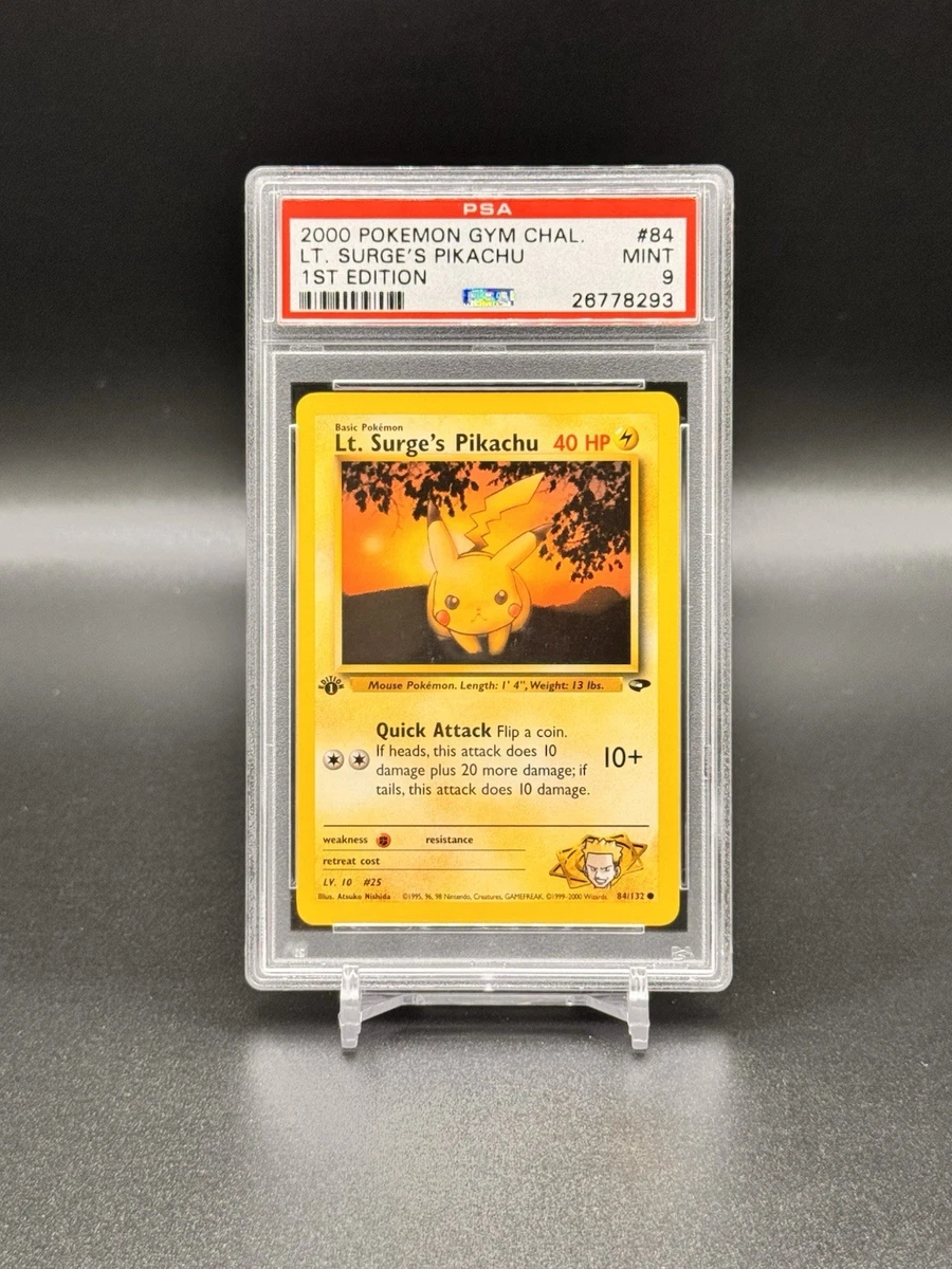 Pikachu Pokémon TCG Professional Sports Authenticator (PSA) Grade