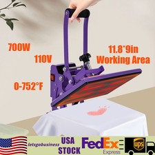 11.8*9 inches, Heat Press Machine for  DIY T Shirts, T Shirt Press Machine