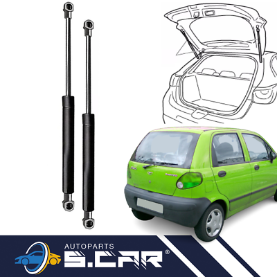 Coppia Molle A Gas Per Matiz Dal 1998 - Per Portabagagli Anteriore E Posteriore - Sostegno Sospensione - Foto 7