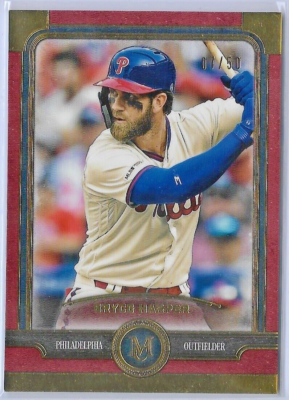 2019 Topps Museum Collection Ruby — Bryce Harper, Philadelphia