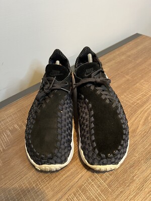 Men's Nike Air Footscape Woven NM Size 9 Black White Men's Nike Air Footscape Woven NM Size 9 Black White