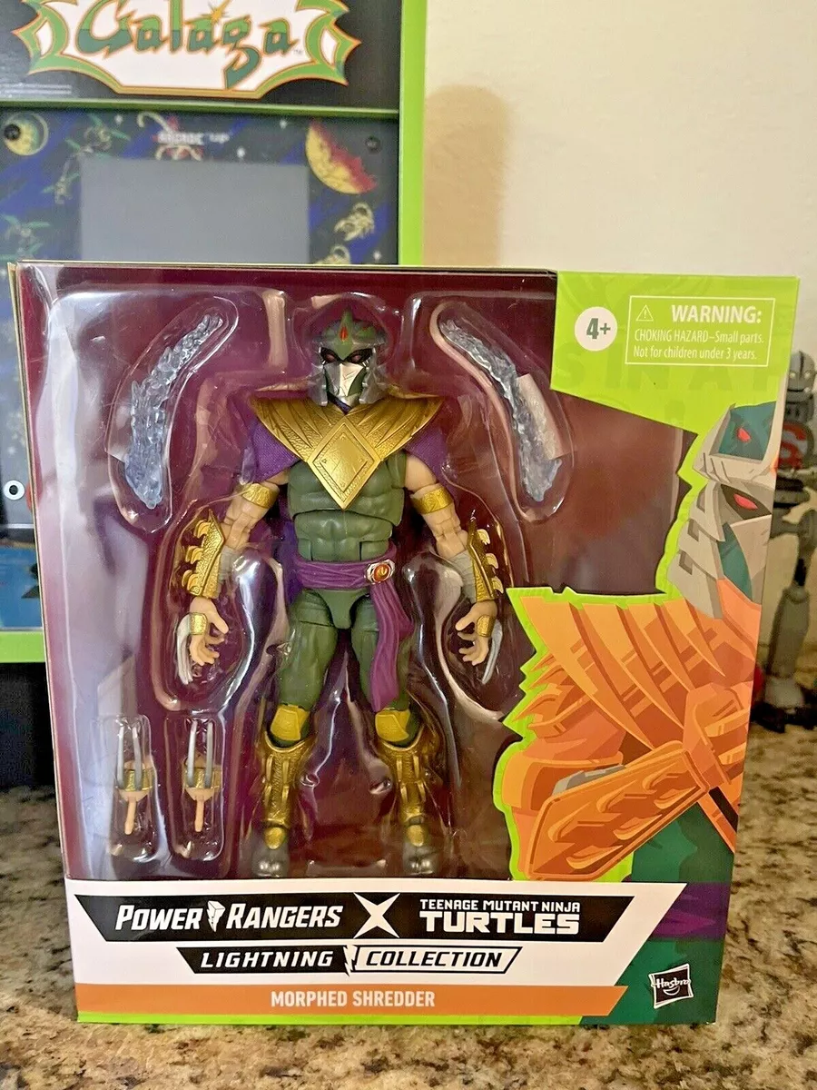 Power Rangers X Teenage Mutant Ninja Turtles Lightning Collection Morphed  Shredder Green Ranger Action Figure