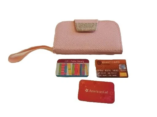American girl on sale doll wallet