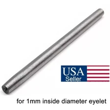 1mm Flanging Punch Tool Rod Eyelets Grommet Ring Air Hole Semi Hollow Rivet NEW