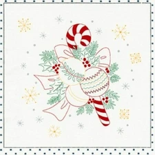 Robert Kaufman Prints Yuletide Bells Panel 23.5" 100% Quilt Cotton