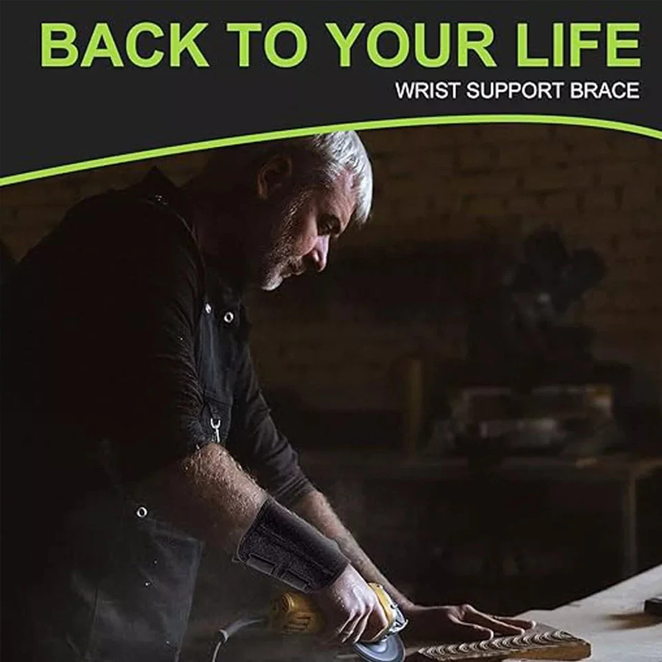 Left Right Wrist Support Brace Splint Carpal Tunnel Hand Sprain Arthritis Injury - Image 2 of 4