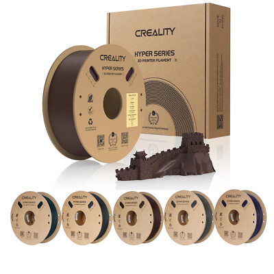 Creality Hyper PLA Carbon Fiber 3D Filament 1,75 mm 1kg/Rolle für K1C 3D Drucker