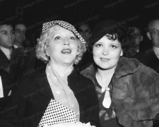 8x10 Print Mae Murray Clara Bow at the Hollywood Legion Stadium 1935 #MMCB