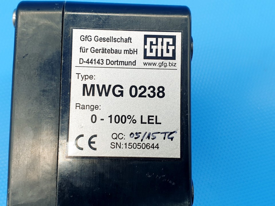 GfG Instrumentation Type MWG 0238 Range 0-100% LEL Inkl. MwSt | eBay