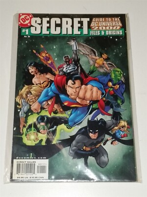 GUIDE TO DC UNIVERSE 2000 SECRET FILES & ORIGINS #1 NM+ (9.6 OR BETTER) MARCH