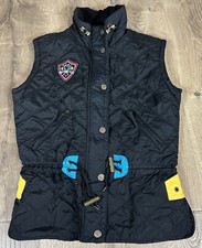 Obermeyer Kelly Junior Youth 10 Quilt Vest Sleeveless Full Zip Black Insulated