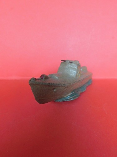 Juguetes Antiguos: Material Compuesto / PLATRE ET FARINE: Raro Petiti Barco De - Picture 8 of 9