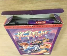 Mighty Final Fight (Nintendo) NES (Nintendo outer wrapping  still on Box!) Real!