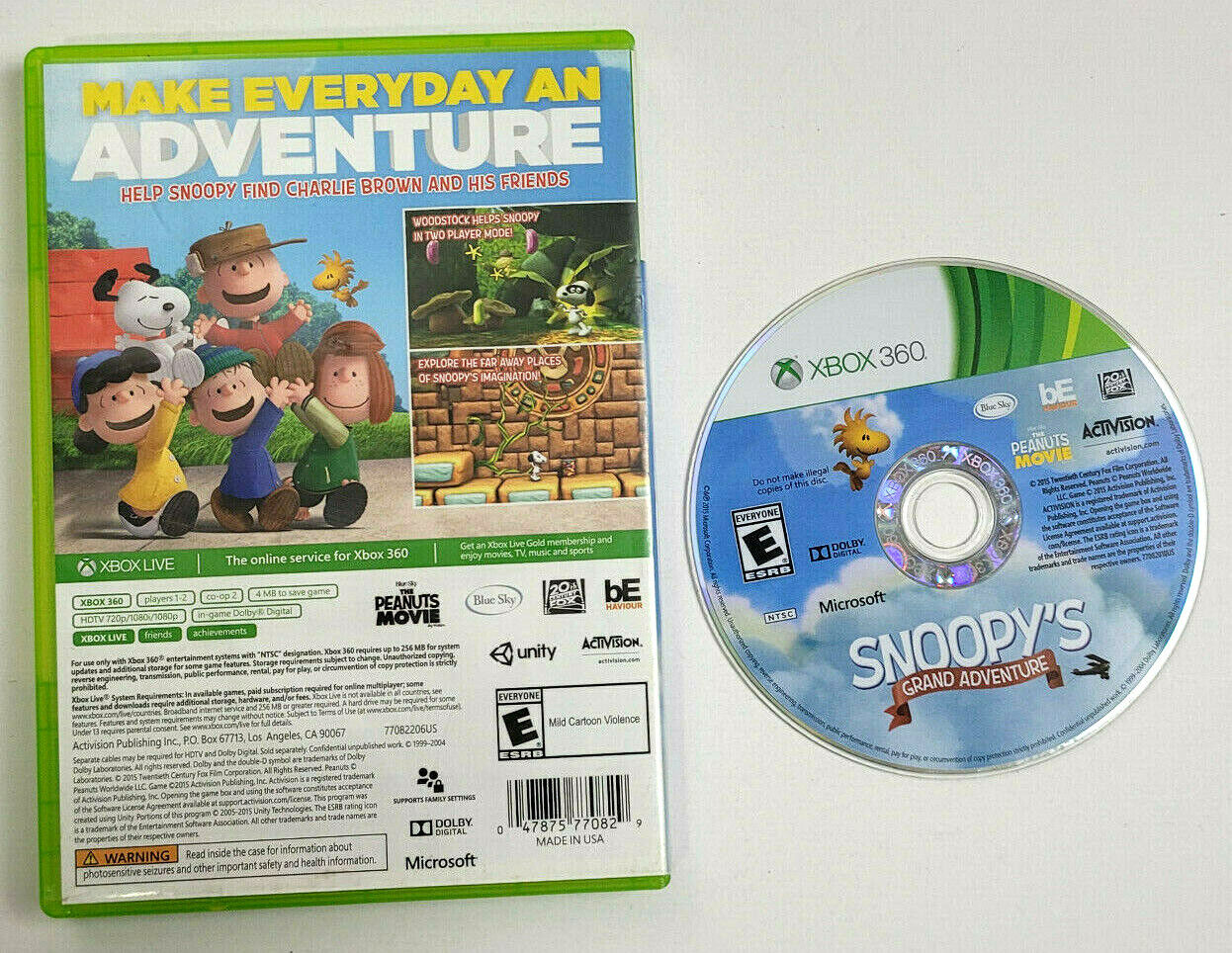 Jogo Snoopy's Grand Adventure - Xbox 360 no Shoptime