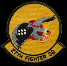 USAF 27th Fighter Squadron Patch K-5