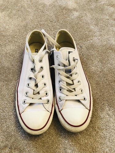 converse leather trainers size 5