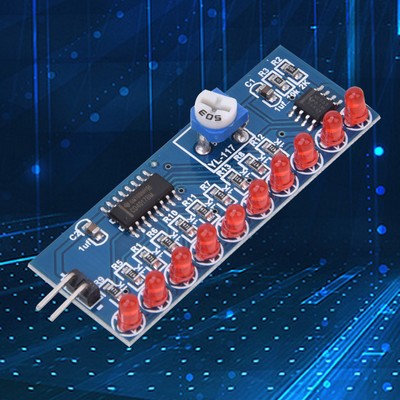 2 Pcs LED Water Flowing Light Kit For DIY Electronic Circuit