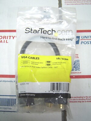 VGASPL1VV 1 ft. VGA to VGA Video Splitter Cable - M/F 