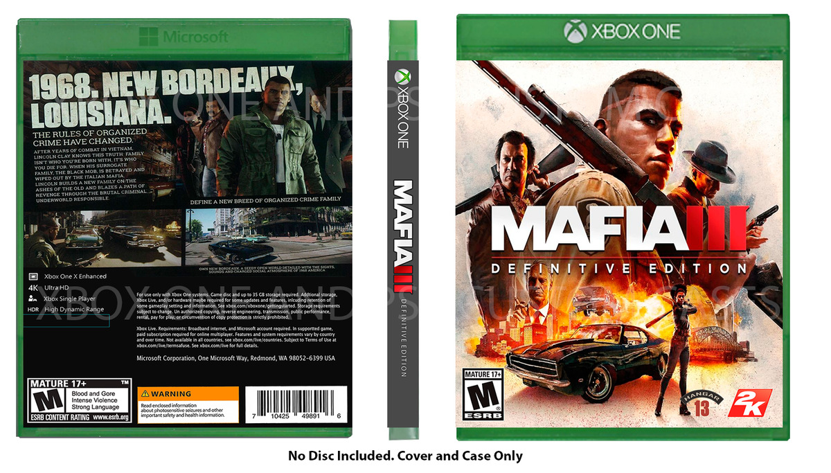 Mafia III: Definitive Edition Xbox One [Digital Code] 