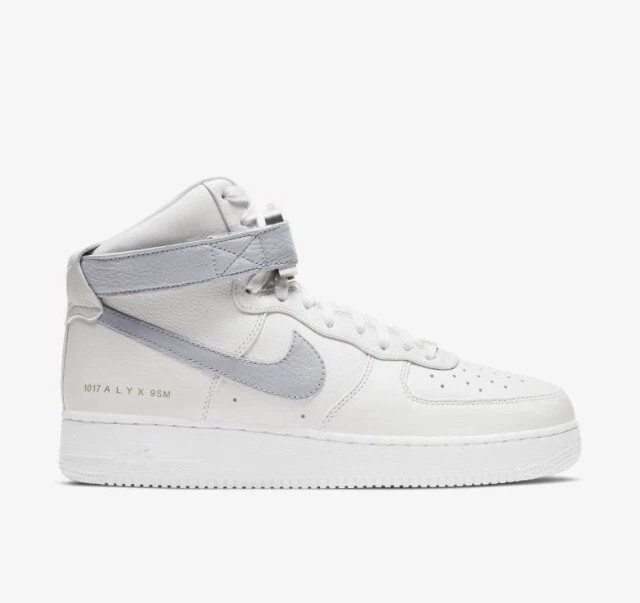 Size 6 Nike Air Force 1 High x 1017 ALYX 9SM White Wolf Gray | eBay