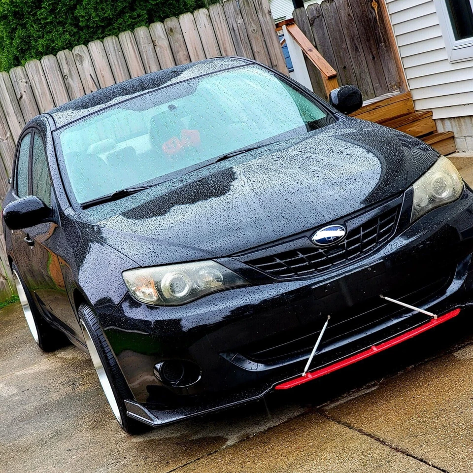 Para Dodge Caliber SRT parachoques delantero labio barbilla alerón carrocería kit divisor faldón lateral Foto 3 de 4