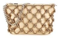 Guess Zalina Top Zip Shoulder Bag Schultertasche Tasche Gold Goldfarben Neu