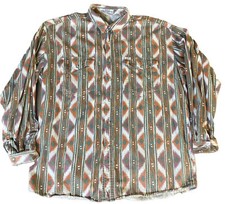 EUC Vintage GUESS Georges Marciano Made In The USA L/S Button Up Shirt XL Rare