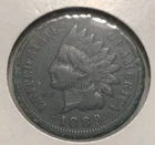 1889 Indian Head Cent Very Fine Coin w/ Full Liberty