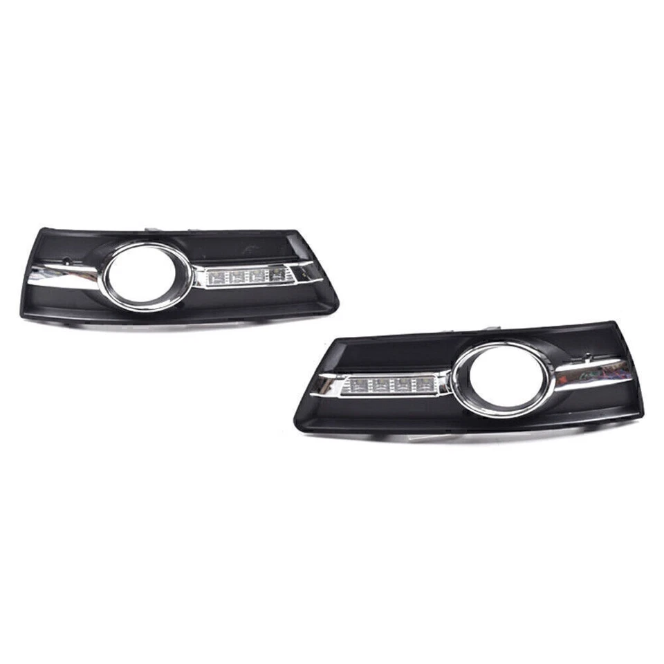 Kit de faros antiniebla blancos de luz diurna LED 11 DRL para Volkswagen CC 2010-2013 Foto 2 de 4