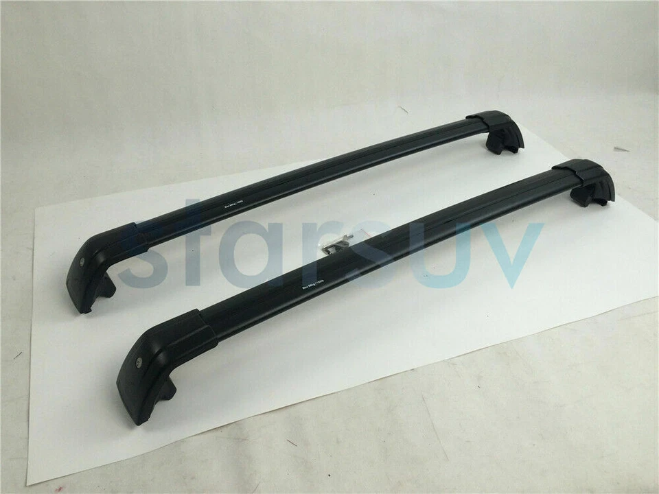 2 PCS Black Cross Bar For Land Rover Range Rover Evoque 2011-2021 Roof Rack Rail - Image 4 of 4
