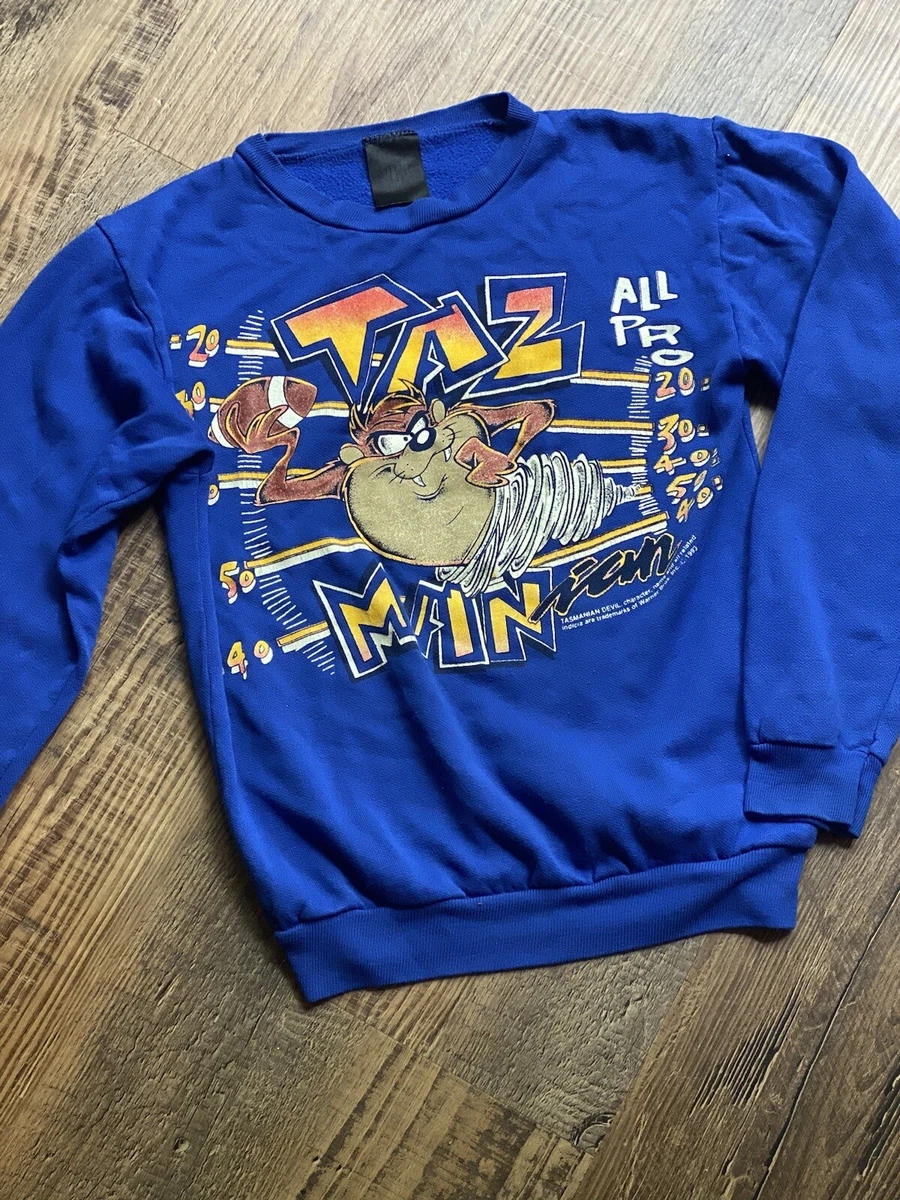 VINTAGE 1993 Tasmanian Devil Sweater Looney Youth Size S M Back to