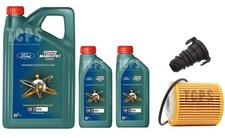 FOR FORD TRANSIT 1.5 CONNECT MK2 SERVICE KIT 7L CASTROL 0W20 + OIL FILTER PLUG