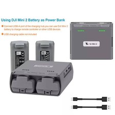 For DJI Mini 2/Mini SE/Mini 4K Battery Charger Two Way Charging Hub Charger Part