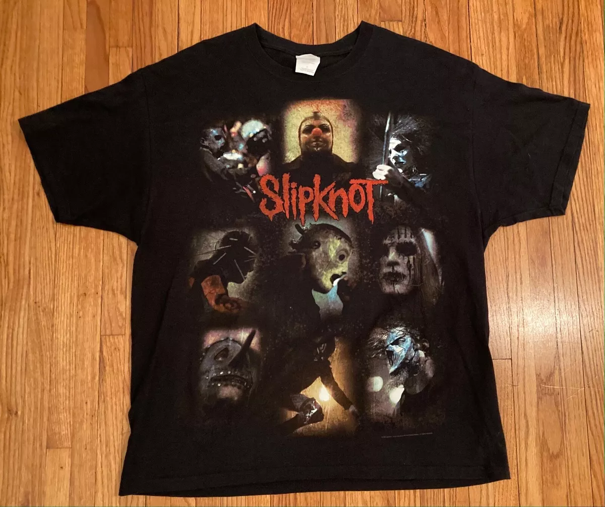 vintage 2010 SLIPKNOT (sic)NESSES T-SHIRT metal XL tee