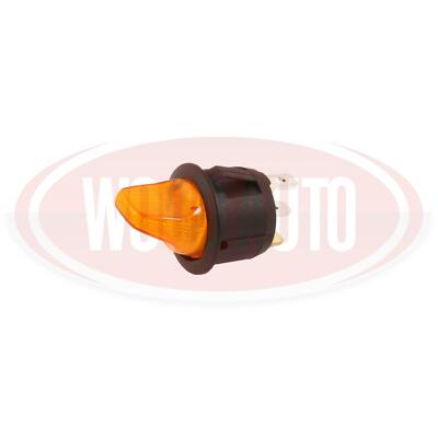  12V EIN AUS GELB BELEUCHTET LEUCHTEN WIPPSCHALTER CAMPER AUTO SW1057A 