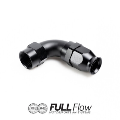 Nuke Performance Full Flow PTFE Alu Fitting 90° Dash 10 Schraub Anschluss AN10