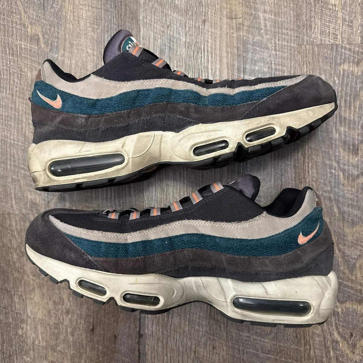 Preços baixos em Nike Air Max 95 Premium Oil Grey Teal | eBay