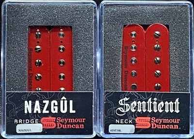 Seymour Duncan Nazgul & Sentient 6 String Red Pickup Set Shop Floor Custom