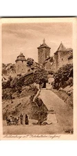 Rothenburg Kobolzeller Tor Gate Germany c1900 Postcard Sepia Collotype