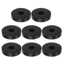 8pcs Rubber Spacer 2 Inch OD 0.55 Inch ID 0.4 Inch Thick Neoprene Round Anti Vib