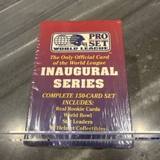 New 1991 PRO SET World League Football 150 Card Complete Set wlaf xfl usfl nfl
