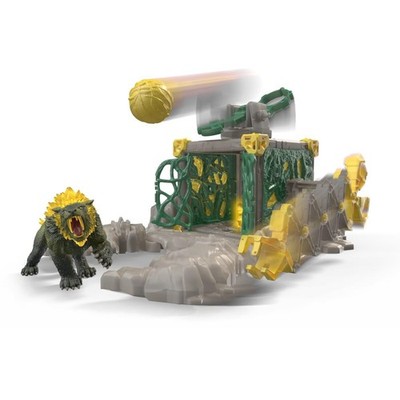 Schleich ELDRADOR - 51PC Jungle Stronghold Playset - Kids 7+   42809