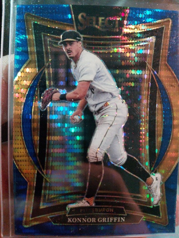 2025 Panini Select Konnor Griffin  Concourse Blue Mini Diamond Prizm/99