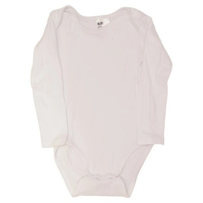 H&M, Body, Größe: 98, Weiß, Baumwolle, Einfarbig, Unisex (Kinder) #Vxs