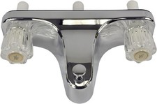 Mobile Home RV Tub Shower Center-Set Faucet 8 inch 2-Handle Chrome