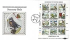 1990 Guernsey Birds MS, Beham FDC, FDI Guernsey Post Office SpHS
