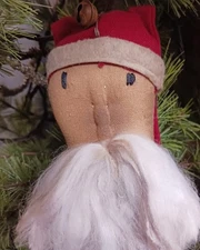 10” Primitive Santa Doll Primitive Olde St. Nick Santa Ornament