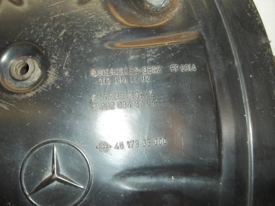 86-93 Mercedes-Benz W124 Cubierta del motor Limpiador de admisión de aire Caja de filtro Carcasa OEM Foto 4 de 4